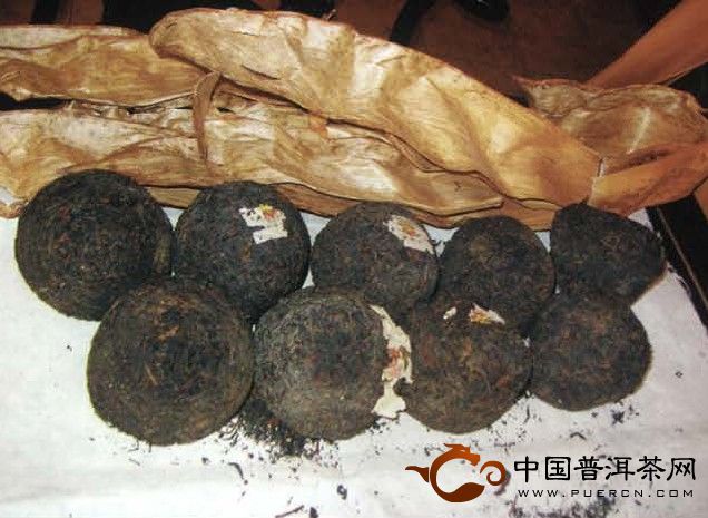 宝焰牌蘑菇型紧压茶 - 中国普洱茶网,云南普洱