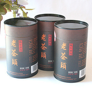 中茶牌普洱茶陈年老茶头昆明茶厂2012年