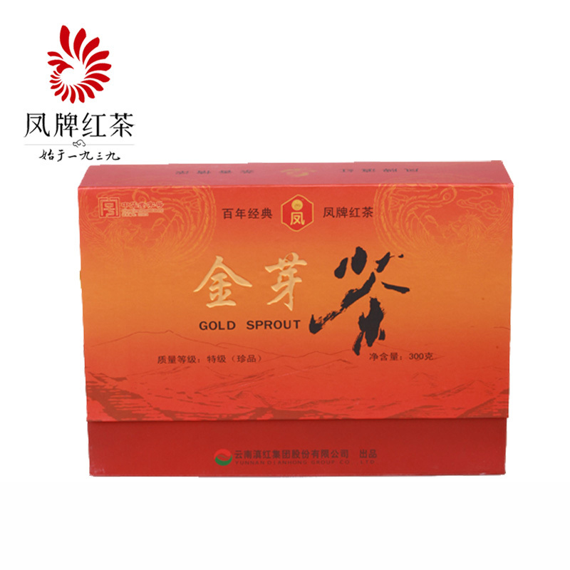 凤牌红茶金芽礼盒300克2012年凤庆茶厂云南滇红集团