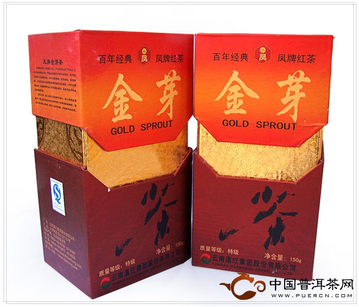 凤牌红茶金芽礼盒300克2012年凤庆茶厂云南滇