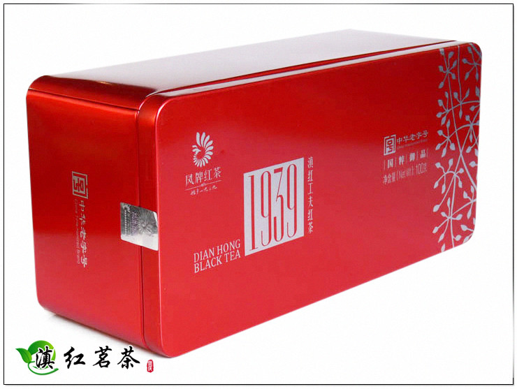凤牌滇红茶1939铁盒100克云南滇红集团