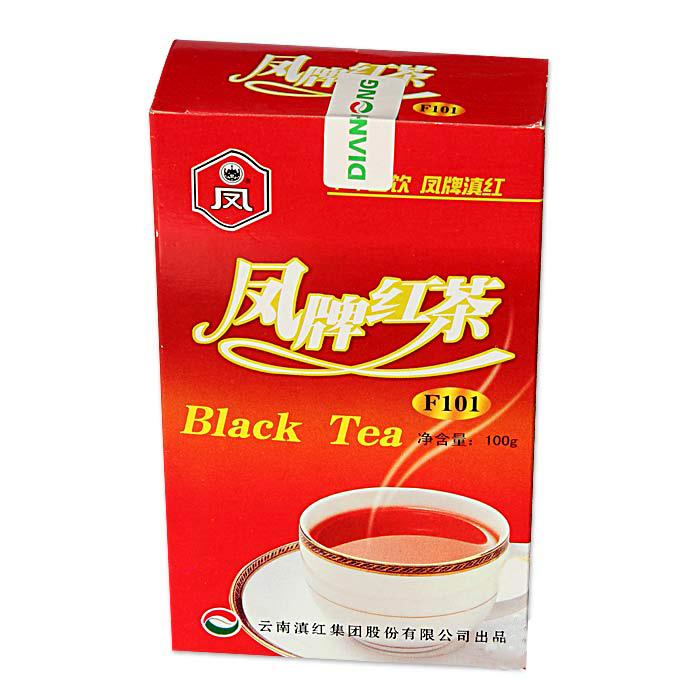 凤牌滇红茶F101盒装100克凤庆茶厂云南滇红集团