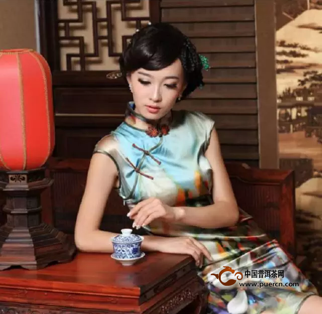 旗袍与茶,美人与水 - 茶文荟萃 - 中国普洱茶网,