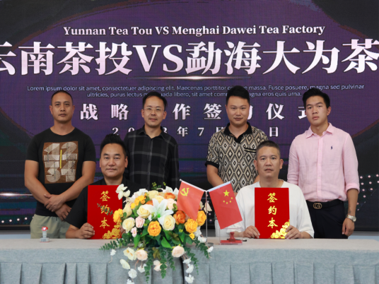 云南茶投勐海工厂挂牌仪式在勐海县举行